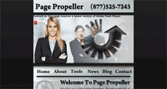 Desktop Screenshot of pagepropeller.com