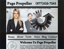 Tablet Screenshot of pagepropeller.com